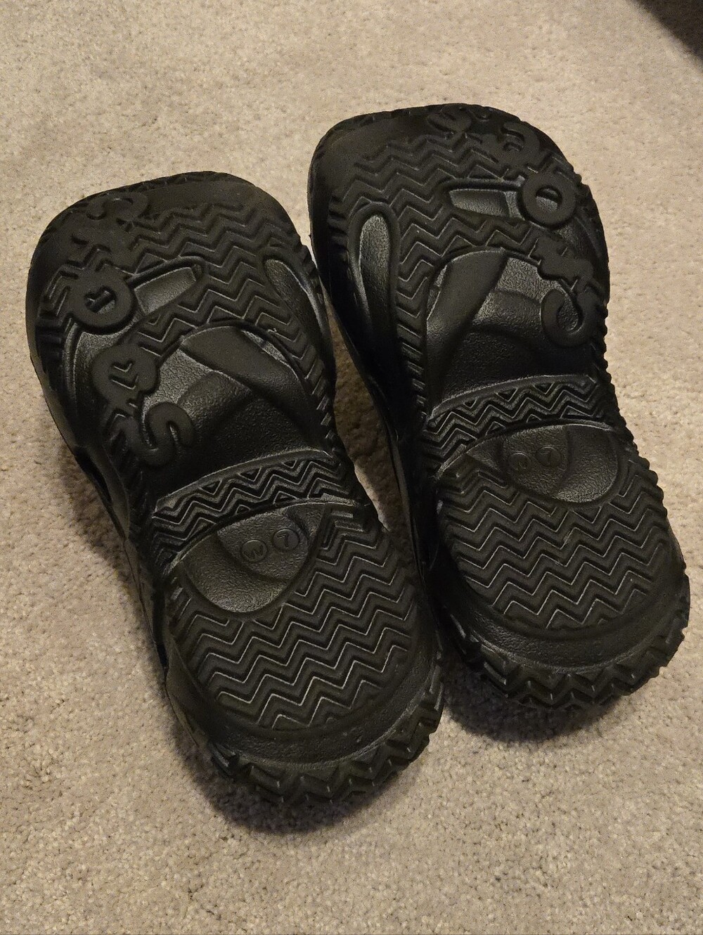 Black Caged Crocs - Picture 3 of 3